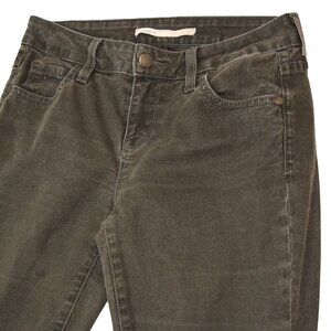 Vince Faded Olive Green Skinny Pants 26 Minimalist Neutral Luxe